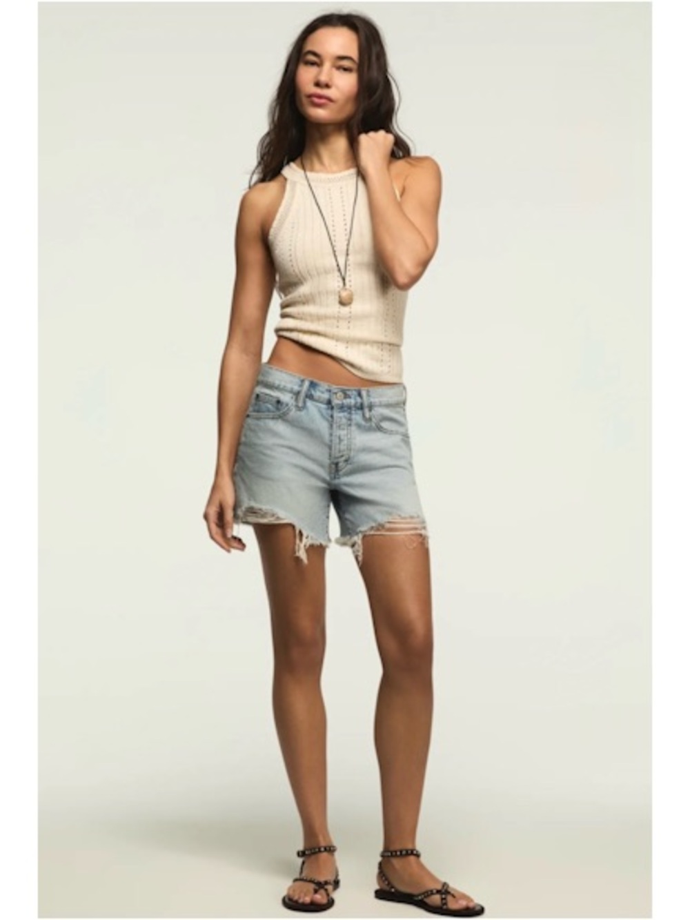 NWT Lucky Brand Baggy 5” Short in Feelin' Peachy Wash Sz. 32